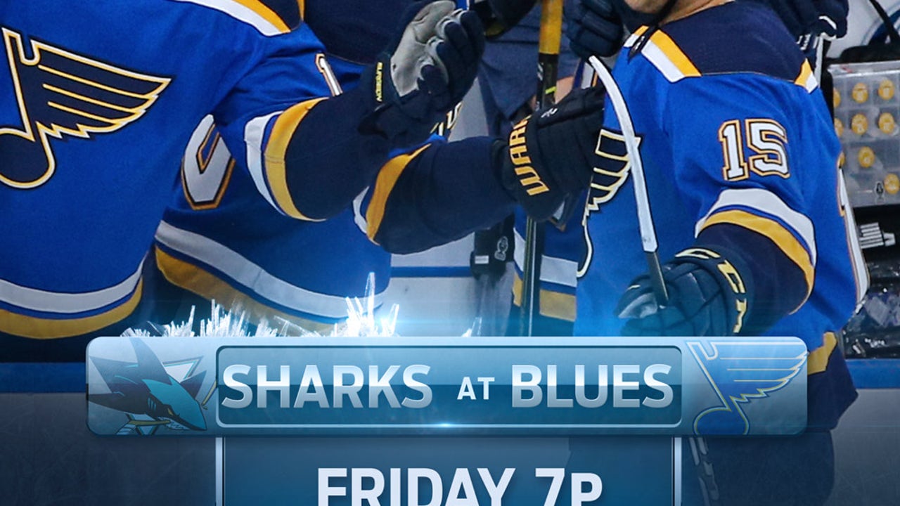 Blues host Sharks hoping to make it two wins in a row